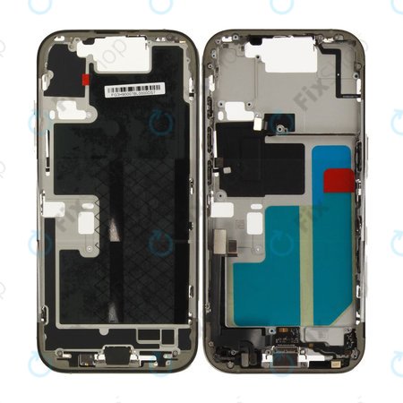 Cadre central avec batterie pour iPhone 16 Pro | Natural Titanium | ZD076-00692 | Genuine Apple
