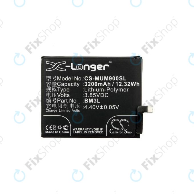 Xiaomi Mi 9 - Batterie BM3L 3200mAh HQ