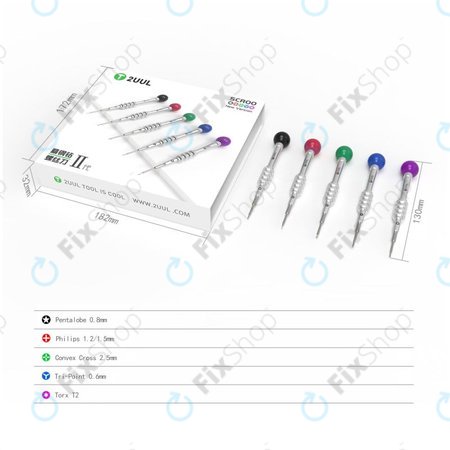 2UUL Scroo - Jeu de tournevis Lollipop 5 en 1 (nouvelle version)