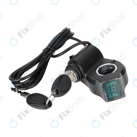 Kugoo Kirin M4, M4 Pro, Speedual, Zero 8X, 10X, MiniWalker, T10-DDM - Interrupteur d'Allumage avec Voltmètre