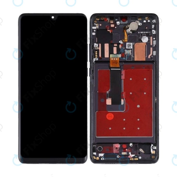 Huawei P30 Pro, P30 Pro 2020 - Écran LCD + Écran tactile + Cadre (Noir) OLED