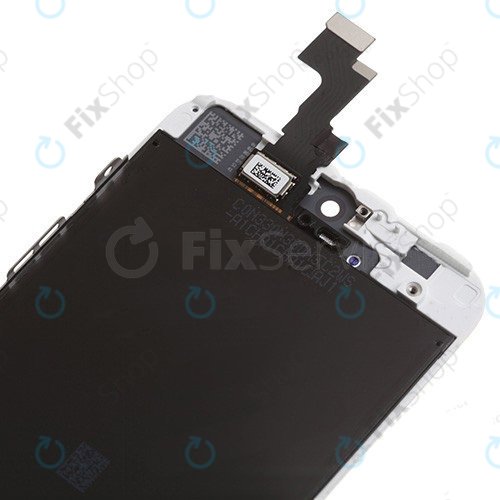 Écran pour iPhone 5S, SE, White, Tactile avec cadre