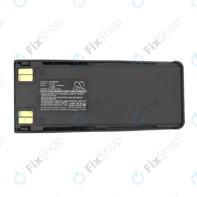 Batterie pour Nokia 1260, 5120, 5110, 6210, 6310, 7100, 900mAh, Li-Ion, 3.7V, BLS-2N, HQ