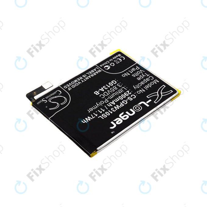 Batterie pour Google Pixel 3, 2900mAh, Li-Pol, 3.85 V, G013A-B, HQ