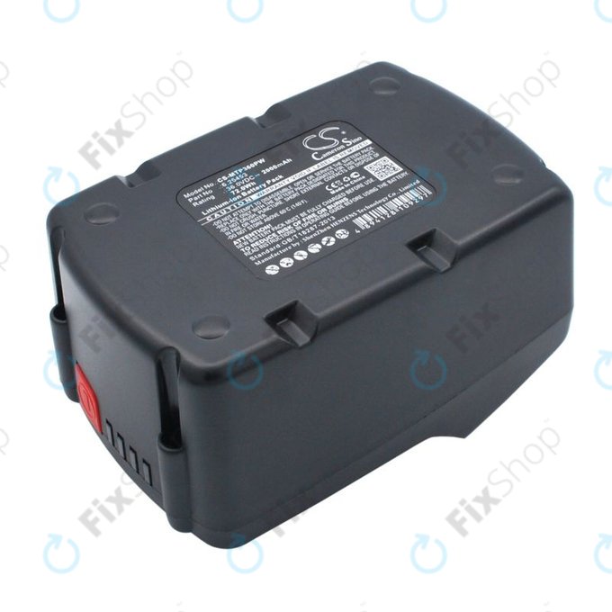 Batterie pour Metabo Ahs36v, Bha 36 Ltx Compact, 2000mAh, Li-Ion, 36V, 6.25453, HQ
