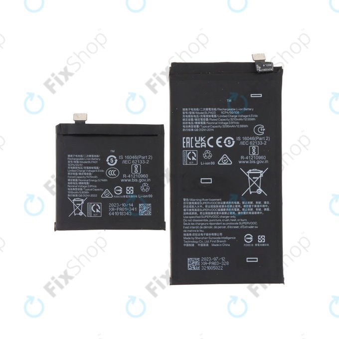 OnePlus Open - Batterie BLPA01, BLPA03 4805mAh (2 pieces)