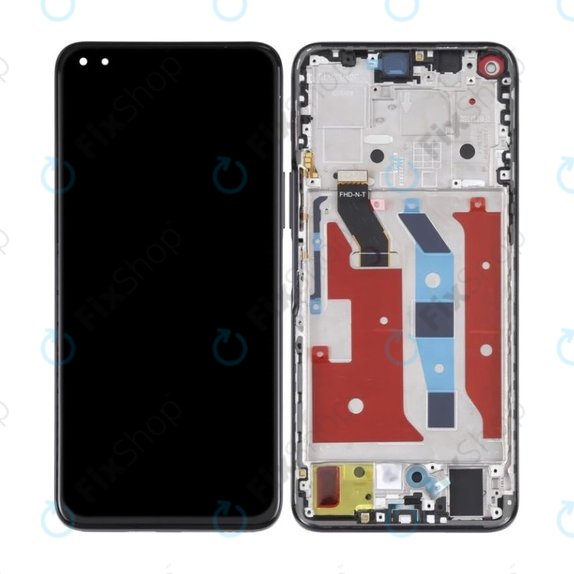Huawei Nova 8i NEN-L22 NEN-LX1 - Écran LCD + Écran tactile + Cadre (Noir) TFT