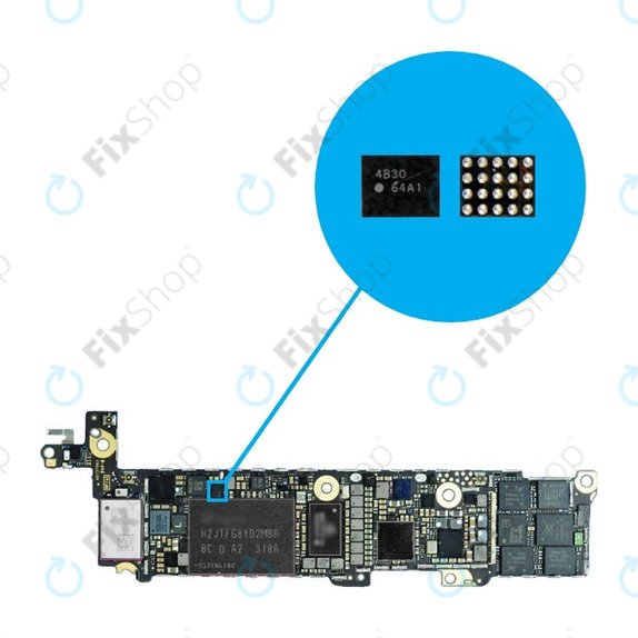 Apple iPhone 5S - Circuit intégré de contrôleur de lampe de poche