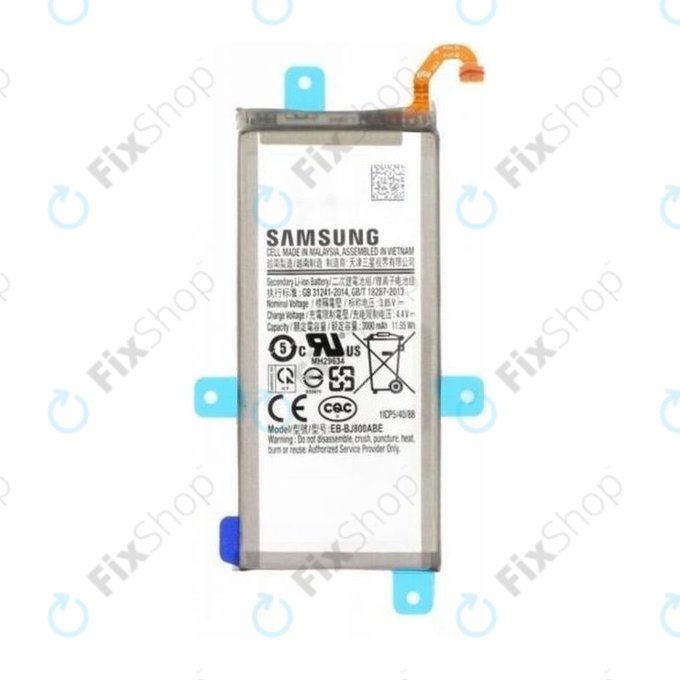 Samsung Galaxy A6 A600 (2018), J6 J600F (2018) - Batterie EB-BJ800ABE - GH82-16479A, GH82-16865A Genuine Service Pack