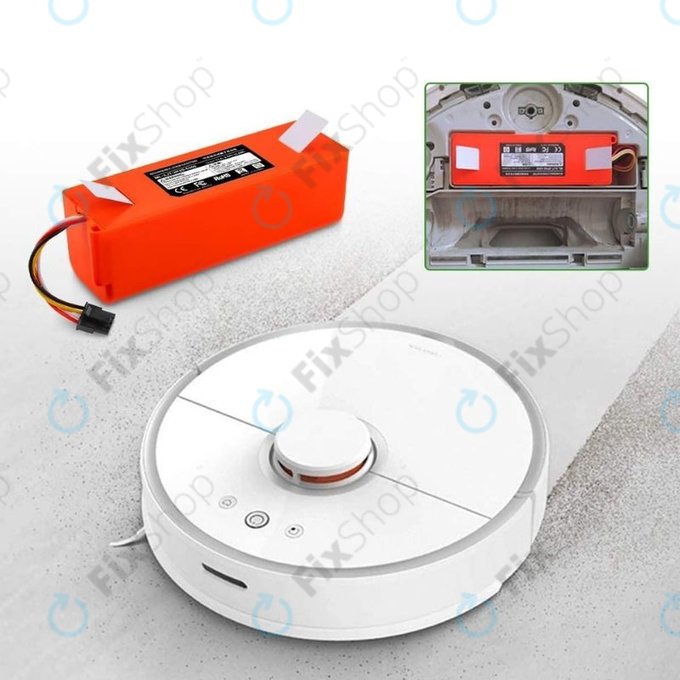 Xiaomi Roborock-series, Mi Robot Vacuum Mop 1S, Xiaowa-series - Batterie BRR-2P4S-5200S Li-Ion 5200mAh