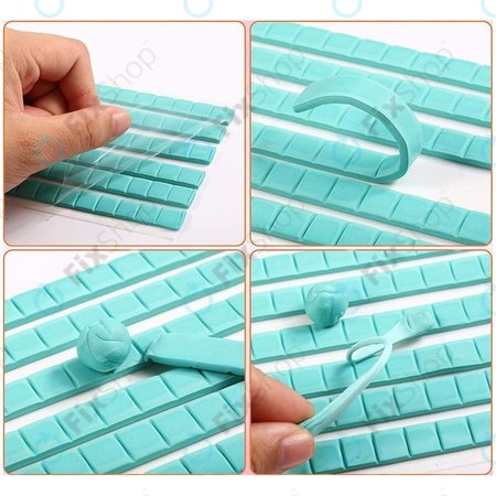 Argile à colle pour le nettoyage des téléphones et des écouteurs (6 bandes)