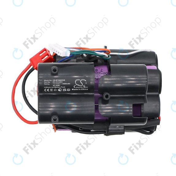 Batterie pour Rowenta Moulinex MS654WI/BA0, RH6547, RH6545, 3500mAh, Li-Ion, 14.4V, RS-RH5864, HQ
