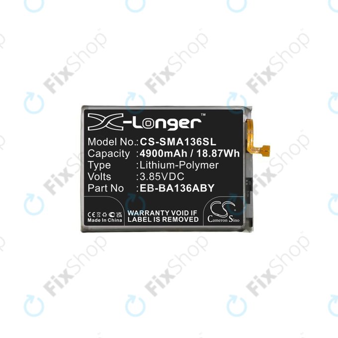 Samsung Galaxy A13 5G A136B - Batterie EB-BA136ABY 4900mAh HQ
