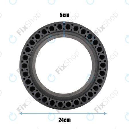 Xiaomi Mi Electric Scooter 1S, 2 M365, Essential, Pro, Pro 2 - Pneu sans chambre a air complet durable (Type 2) (Black)