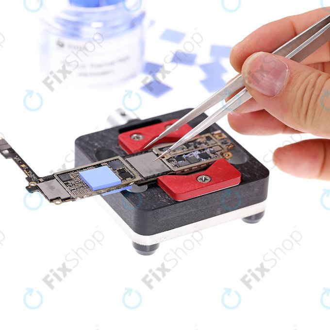 2UUL - Coussinets thermiques en silicone prédécoupés - 12 x 12 x 1.5mm (100 pièces)