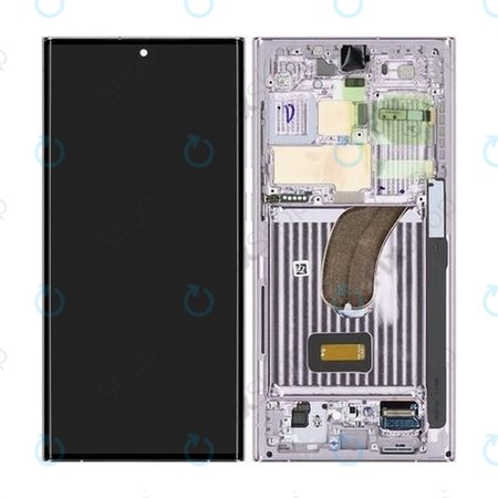 Samsung Galaxy S23 Ultra S918B - Écran LCD + Écran Tactile + Cadre (Lavande) - GH82-30466D, GH82-30465D Genuine Service Pack