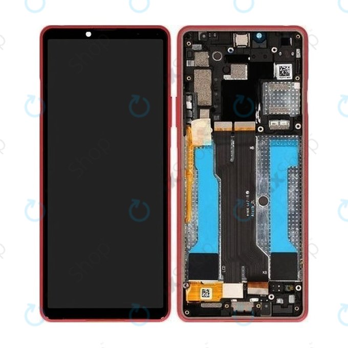 Sony Xperia 10 III - Écran LCD + Écran Tactile + Cadre (Rose) - A5034095A Genuine Service Pack