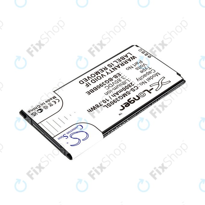 Batterie pour Samsung Galaxy Xcover 4, 4S, 2800mAh, Li-Ion, 3.85V, EB-BG390BBE, HQ