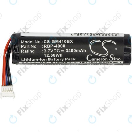 Batterie pour Datalogic GM4100, 4400, 3400mAh, Li-ion, 3.7V, 128000894, HQ