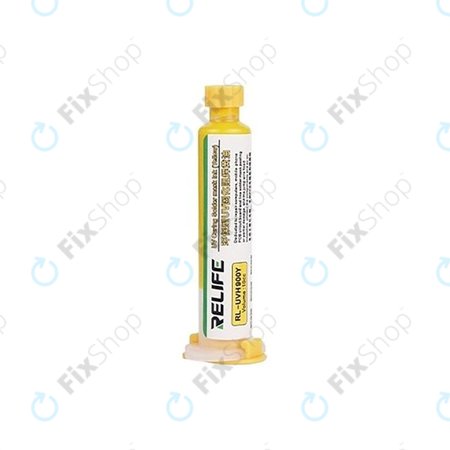 Relife RL-UVH900Y - Masque de soudure durcissable par UV - 10ml (Jaune)