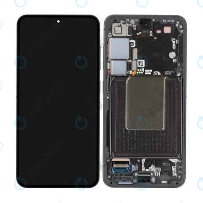 Samsung Galaxy S24 S921B - Écran LCD + Écran tactile + Cadre (Onyx Black) - GH82-33287A Genuine Service Pack
