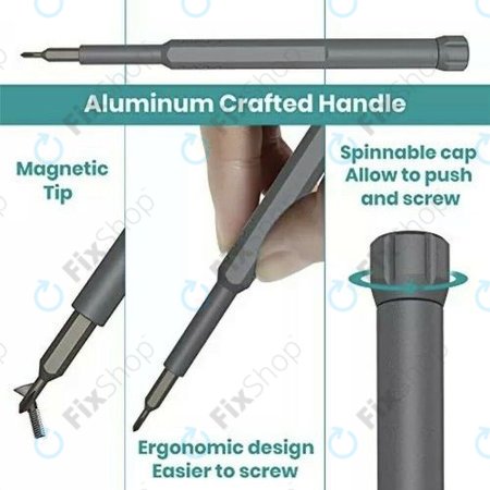 Xiaomi Mijia Wiha - Jeu de tournevis magnétiques de précision polyvalents 25 en 1