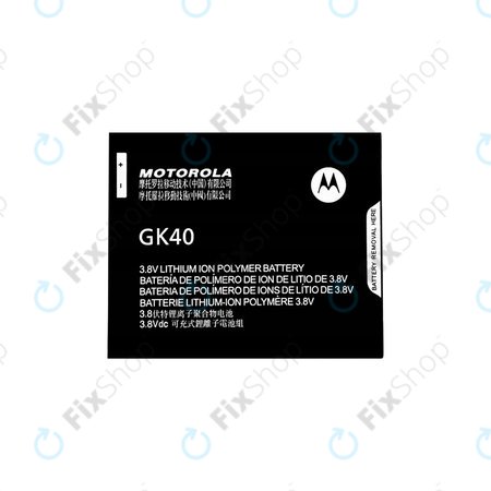 Motorola Moto E4 XT1761, Moto G5 XT1675, Moto E5 Play - Batterie GK40 2800mAh - SNN5976A Genuine Service Pack
