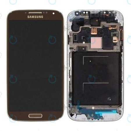 Samsung Galaxy S4 i9506 LTE - Écran LCD + Ecran Tactile + Cadre (Marron) - GH97-15202E Genuine Service Pack