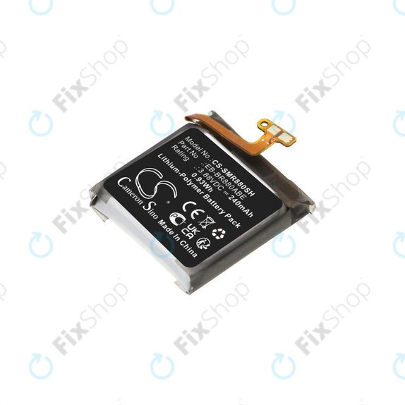 Batterie pour Samsung Galaxy Watch 4 40mm, Watch4 Classic 42mm, 240mAh, Li-Pol, 3.88V, EB-BR880ABE, HQ