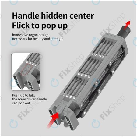 Kingsdun - Jeu de tournevis de précision pour réparation de téléphones et PC 44 en 1