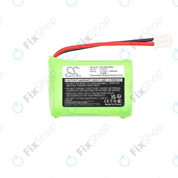 Batterie pour SWITEL MD9300, 9500, AUDIOLINE Dect 7500, 7501, 400mAh, Ni-MH, 2.4V, SL30013, HQ