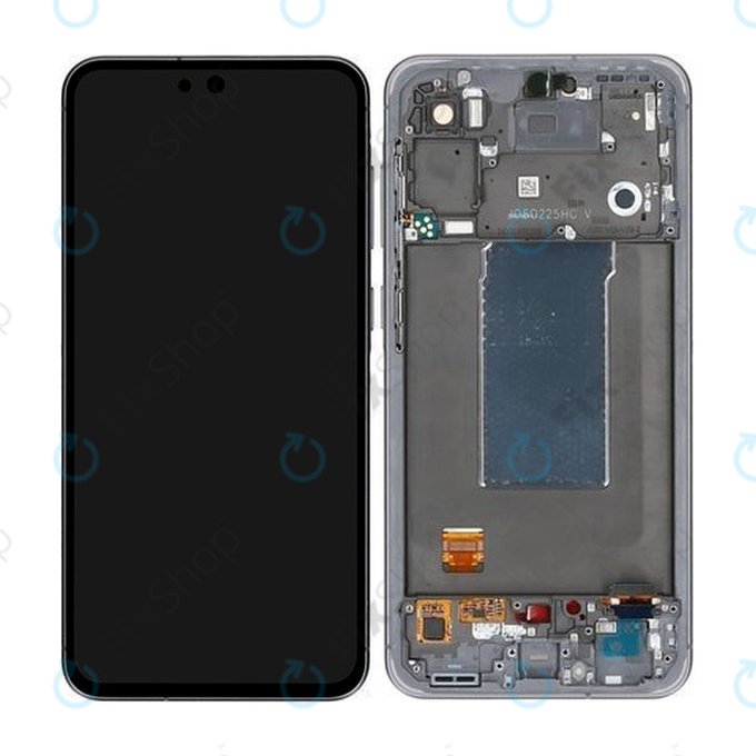 Samsung Galaxy A56 A566E - Écran LCD + Écran tactile + Cadre (Awesome Graphite) - GH82-36829A Genuine Service Pack