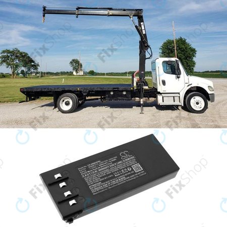 Batterie pour Hiab 077 Hiduo, 088CL, 095, 2000mAh, Ni-MH, 7.2V, RNBB7215, 2.250.1000, HQ