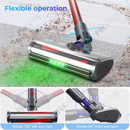 Dyson V-series, Outsize - Tete de nettoyage a rouleau souple avec lumiere LED