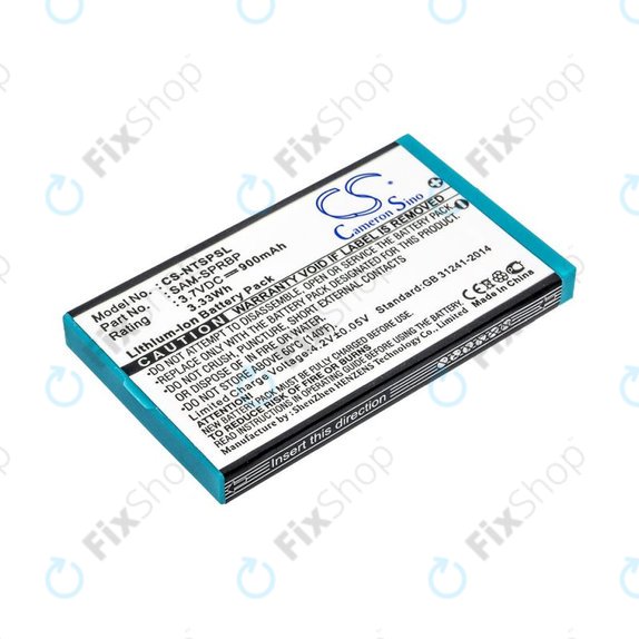 Batterie pour Nintendo Advance SP, AGS, 900mAh, Li-Ion, 3.7V, SAM-SPRBP, HQ