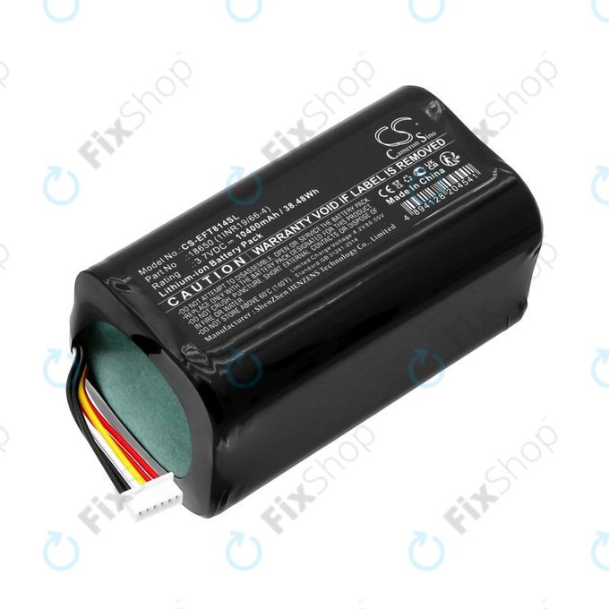 Batterie pour Eufy Cam 2 Pro, T8140r, 10400mAh, Li-Ion, 3.7V, 18650 (1INR19/66-4), HQ