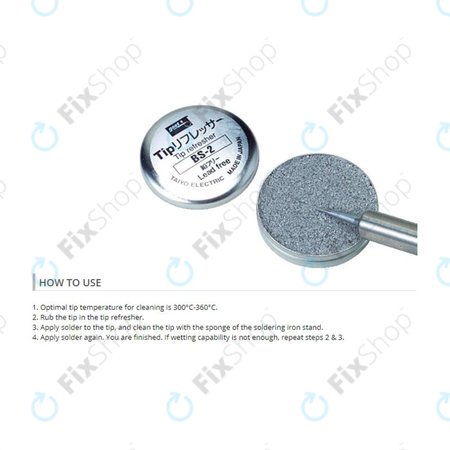 Goot BS-2 - Pâte rafraîchissante pour pointes de soudure sans plomb