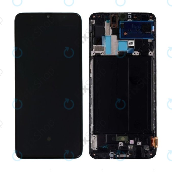 Samsung Galaxy A70 A705F - Ecran LCD + Ecran Tactile + Cadre (Noir) - GH82-19747A, GH82-19787A Genuine Service Pack