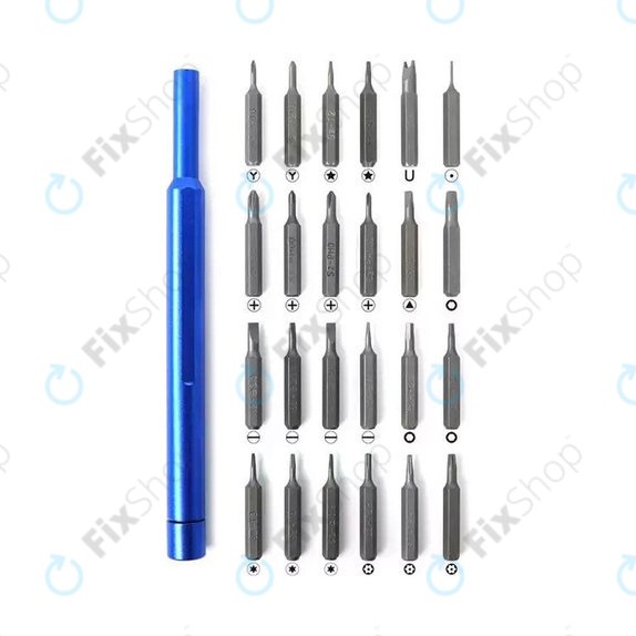 Sunshine SS-5118 - Kit de tournevis de précision et embouts 25en1