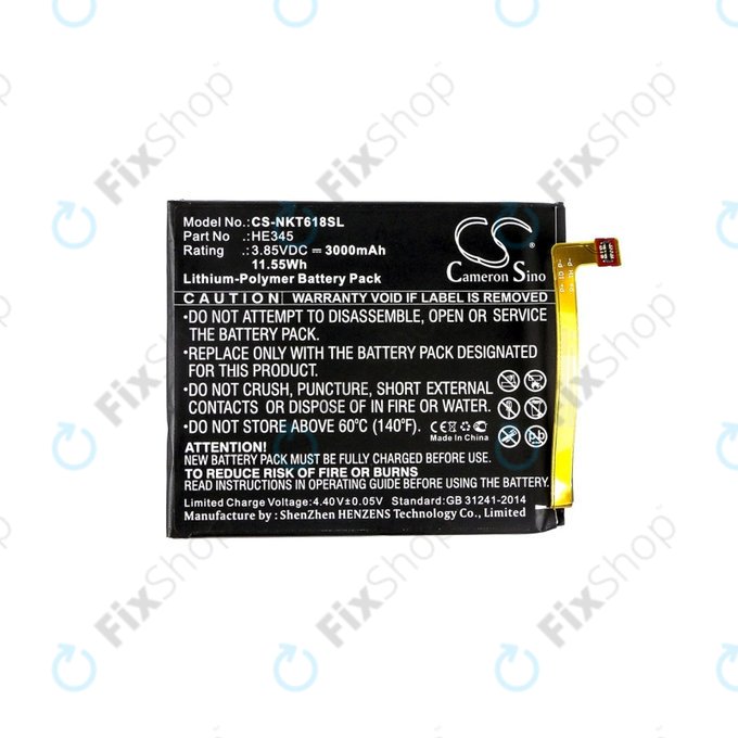 Nokia 6.1 - Batterie HE345 3000mAh QG