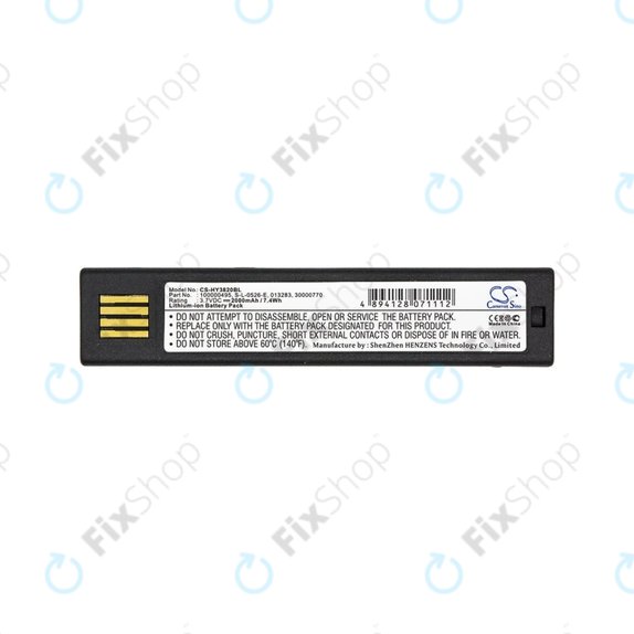 Honeywell 1202g, 1452G, 1472G, 1902GHD/GSR, 1911i, 1981i, 3820/i, 4620, 4820/i, 5620, 6320, 8675i, Xenon 3820/i, 4820/i, 5620, 6320 - Batterie 100000495, S-L-0526-E, HO48L1-G 2000mAh HQ