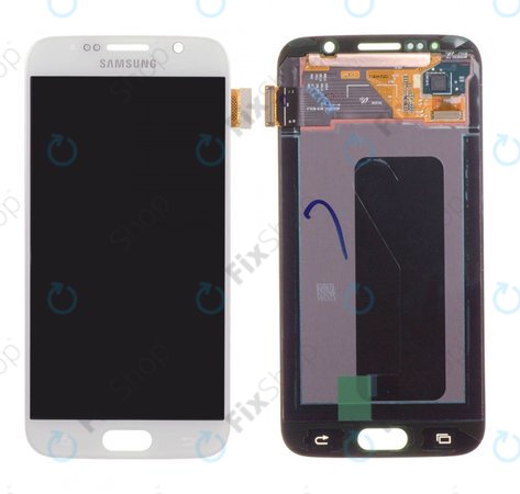 Samsung Galaxy S6 G920F - Écran LCD + Écran Tactile (Blanc Perle) - GH97-17260B Genuine Service Pack