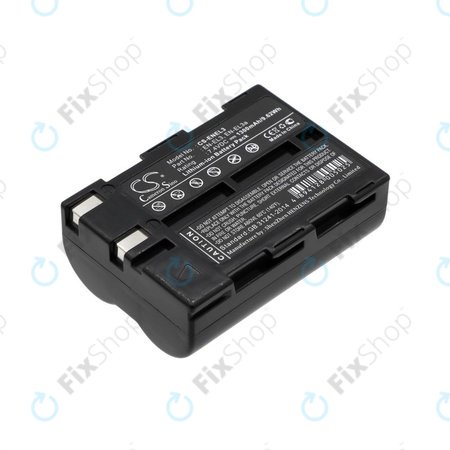 Batterie pour Nikon D100, D50, D70, D70s, 1300mAh, Li-Ion, 7.4V, EN-EL3, HQ