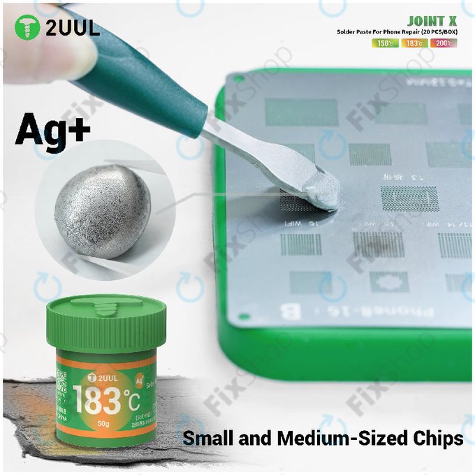 Pâte à braser standard, 2UUL FS183, (183C)