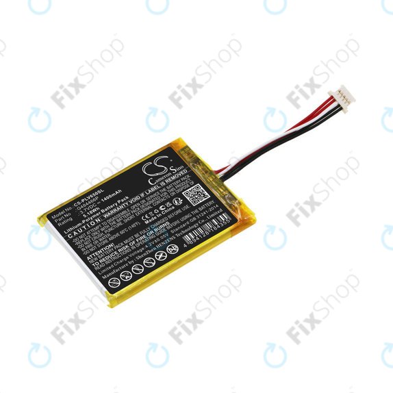 Batterie pour Polar V650, 1400mAh, Li-Pol, 3.7V, G484466P, HQ