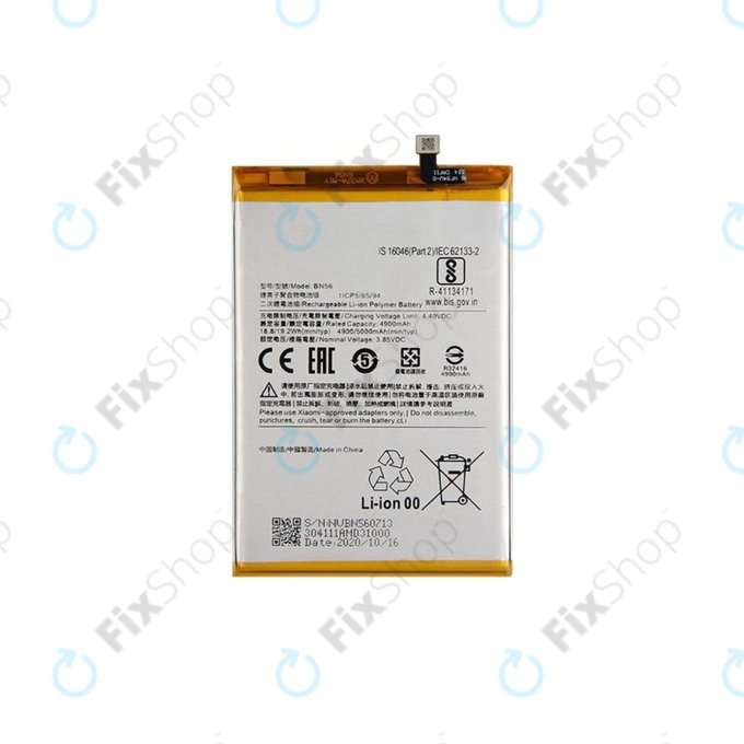 Xiaomi Redmi 9C, 9A - Batterie BN56 5000mAh