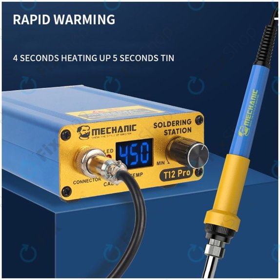 Mechanic T12 Pro - Station de Soudage Numérique (Blue)
