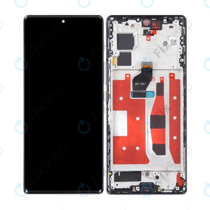 Honor 70 FNE-AN00 - Écran LCD + Écran tactile + Cadre (Noir minuit) TFT