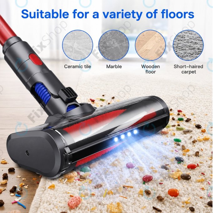 Dyson V-series, Outsize - Tete de nettoyage a rouleau souple avec lumiere LED