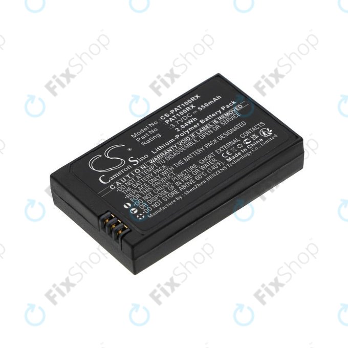 Batterie pour Parrot, 550mAh, Li-Pol, 3.7V, PF070238, HQ